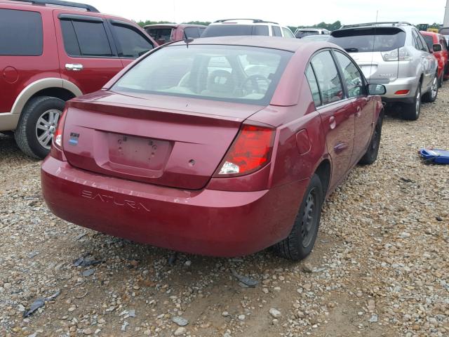 1G8AJ55F17Z119770 - 2007 SATURN ION LEVEL MAROON photo 4