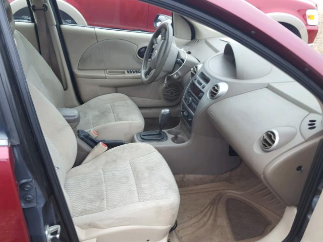 1G8AJ55F17Z119770 - 2007 SATURN ION LEVEL MAROON photo 5