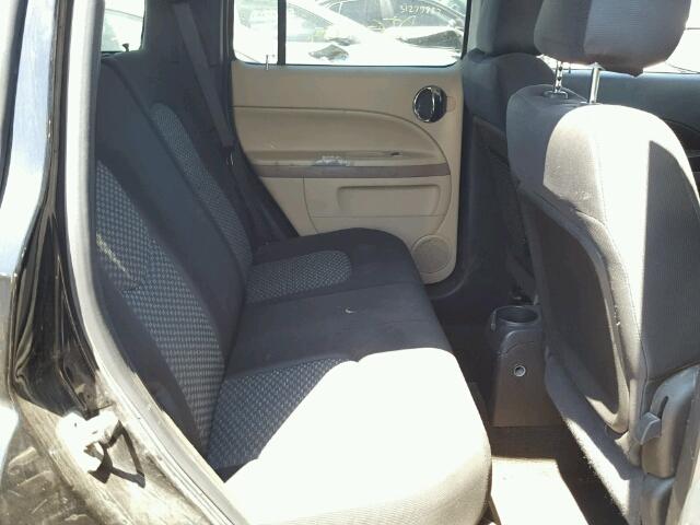 3GNBAADB6AS540123 - 2010 CHEVROLET HHR LS BLACK photo 6