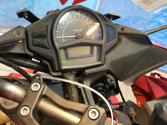 JKAEXEE19CDA03182 - 2012 KAWASAKI EX650 EC RED photo 8