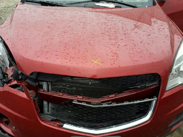 2GNFLFEK3E6108147 - 2014 CHEVROLET EQUINOX LT RED photo 7