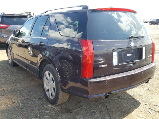 1GYEE63AX80100059 - 2008 CADILLAC SRX BURGUNDY photo 3