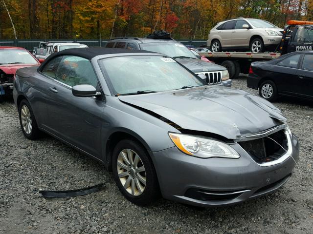 1C3BCBEB7CN126597 - 2012 CHRYSLER 200 GRAY photo 1