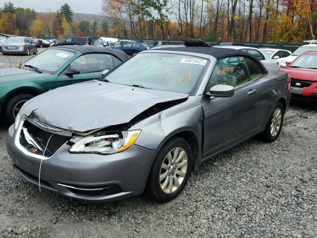 1C3BCBEB7CN126597 - 2012 CHRYSLER 200 GRAY photo 2