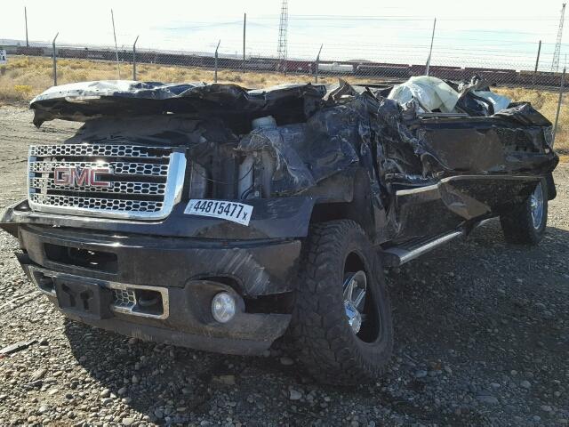 1GT125E89EF143530 - 2014 GMC SIERRA K25 BLACK photo 2