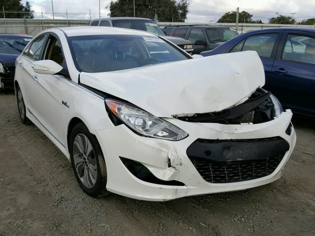 KMHEC4A44DA084888 - 2013 HYUNDAI SONATA HYB WHITE photo 1