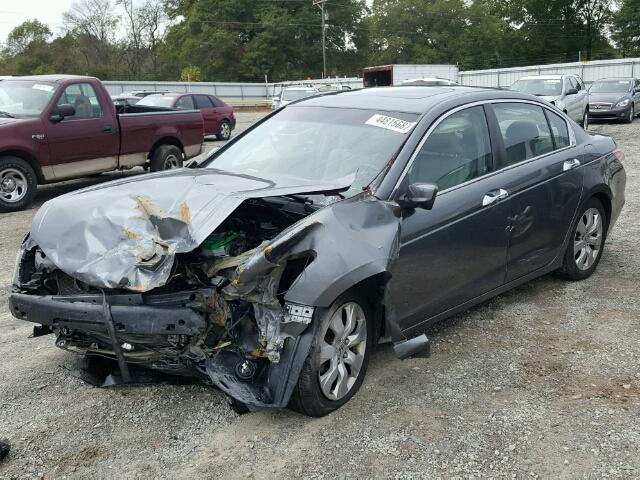 1HGCP36888A047615 - 2008 HONDA ACCORD EXL GRAY photo 2