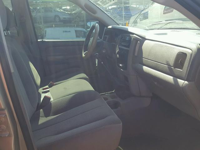 3D7KA28C54G267271 - 2004 DODGE RAM 2500 S GOLD photo 5