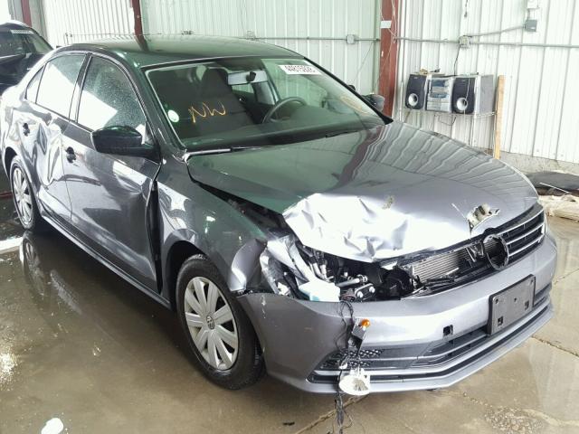 3VW2K7AJ0FM339671 - 2015 VOLKSWAGEN JETTA BASE GRAY photo 9