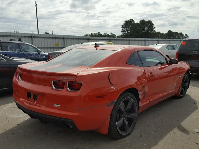 2G1FT1EW4B9114234 - 2011 CHEVROLET CAMARO 2SS ORANGE photo 4