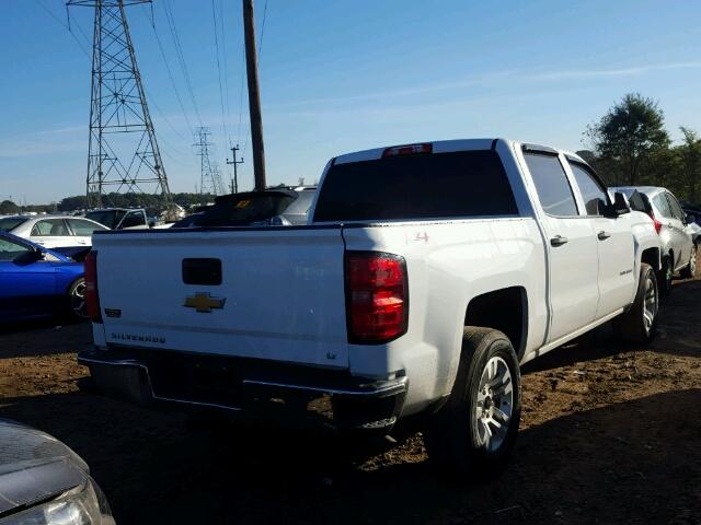 3GCUKREC2EG381968 - 2014 CHEVROLET SILVERADO WHITE photo 4