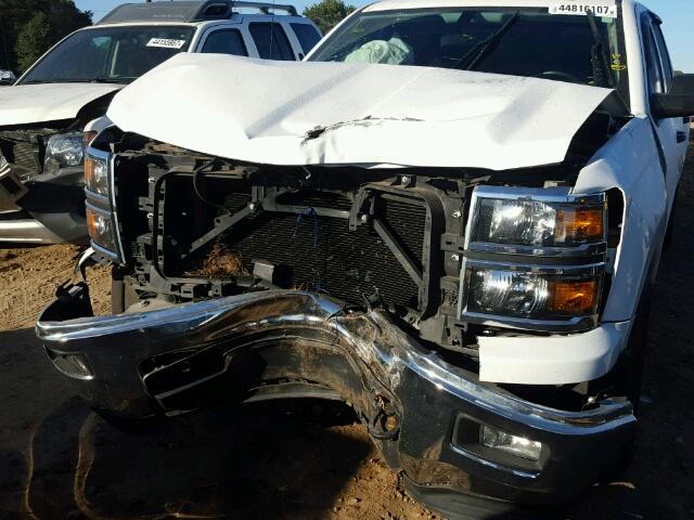 3GCUKREC2EG381968 - 2014 CHEVROLET SILVERADO WHITE photo 9