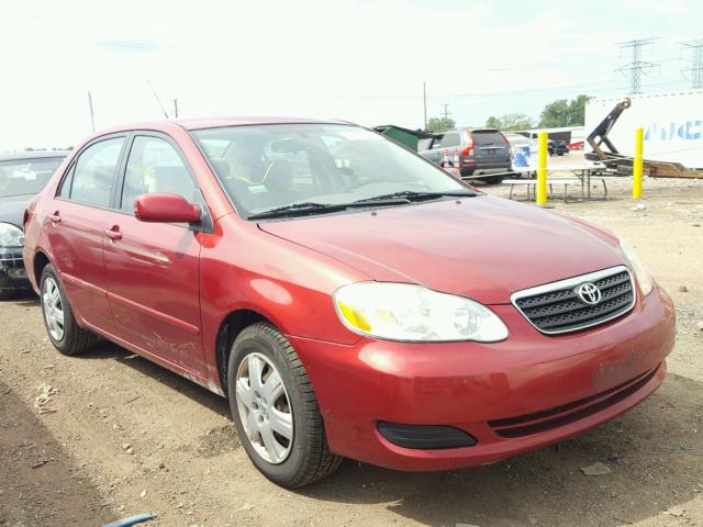 1NXBR32E77Z809468 - 2007 TOYOTA COROLLA S RED photo 1