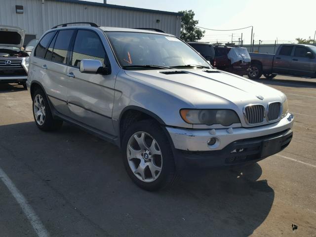 5UXFB33563LH47118 - 2003 BMW X5 4.4I SILVER photo 1