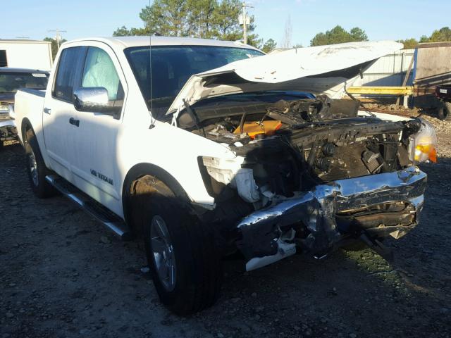 1N6BA0ED0FN501934 - 2015 NISSAN TITAN S WHITE photo 1