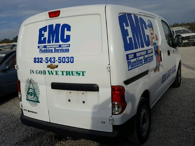 3N63M0ZN1FK726786 - 2015 CHEVROLET CITY EXPRE WHITE photo 4