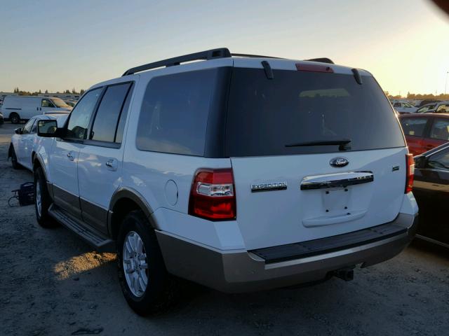1FMJU1J55EEF23741 - 2014 FORD EXPEDITION WHITE photo 3