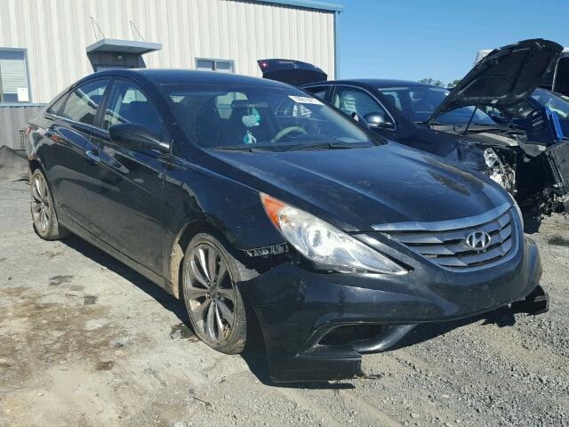 5NPEC4AC3BH077058 - 2011 HYUNDAI SONATA BLACK photo 1