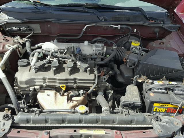 3N1CB51D66L521888 - 2006 NISSAN SENTRA 1.8 BURGUNDY photo 7