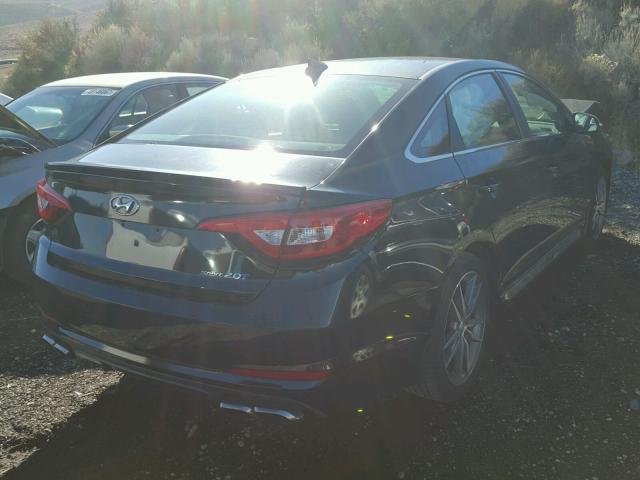 5NPE34AB9HH450829 - 2017 HYUNDAI SONATA SPO BLACK photo 4