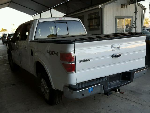 1FTFW1ET2EKE13471 - 2014 FORD F150 SUPER WHITE photo 3