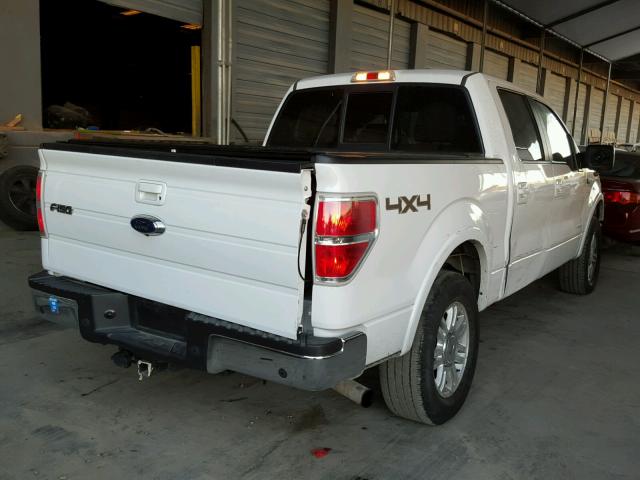 1FTFW1ET2EKE13471 - 2014 FORD F150 SUPER WHITE photo 4