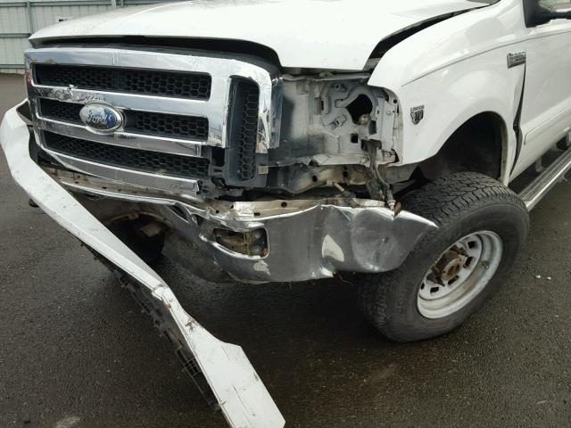 1FTWW31Y86EA53426 - 2006 FORD F350 SRW S WHITE photo 9