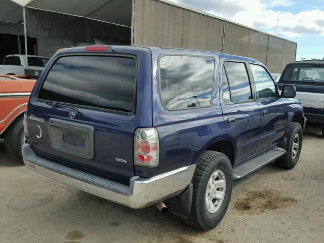 JT3GM84R6X0050586 - 1999 TOYOTA 4RUNNER BLUE photo 4