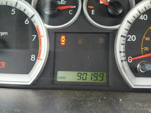 KL1TD56697B063789 - 2007 CHEVROLET AVEO BASE Қызыл фото 8