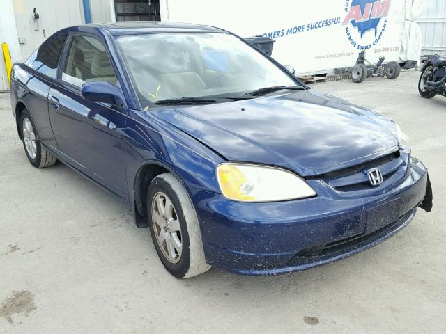 1HGEM21913L022631 - 2003 HONDA CIVIC BLUE photo 1