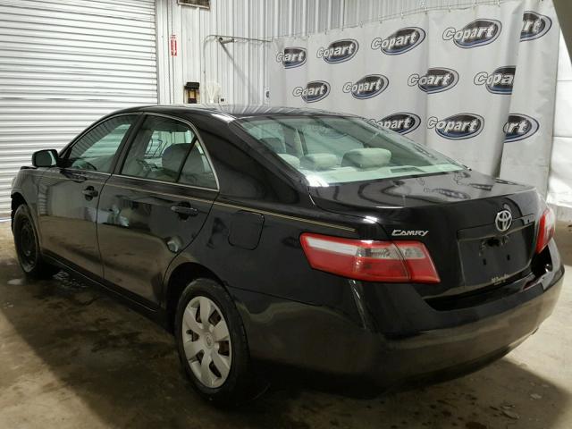 4T1BE46KX8U757871 - 2008 TOYOTA CAMRY BLACK photo 3