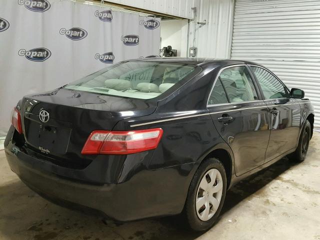 4T1BE46KX8U757871 - 2008 TOYOTA CAMRY BLACK photo 4