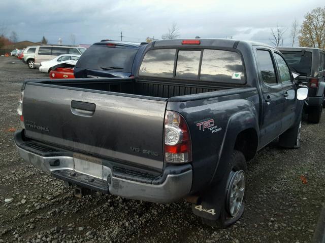 3TMLU4EN8AM050446 - 2010 TOYOTA TACOMA CHARCOAL photo 4