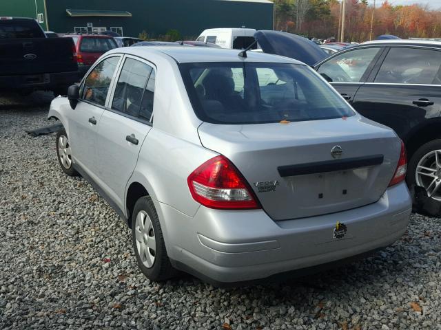 3N1CC1AP3AL412698 - 2010 NISSAN VERSA S GRAY photo 3