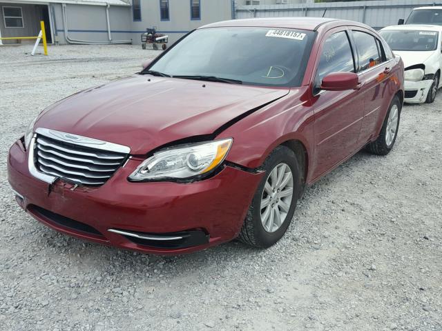 1C3CCBBB6DN635705 - 2013 CHRYSLER 200 TOURIN RED photo 2