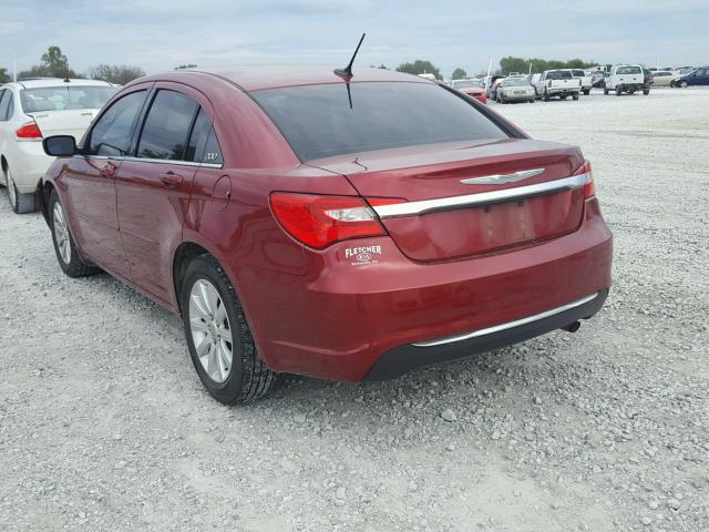 1C3CCBBB6DN635705 - 2013 CHRYSLER 200 TOURIN RED photo 3