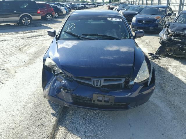 1HGCM56324A000809 - 2004 HONDA ACCORD LX BLUE photo 9