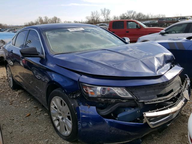 1G11Y5SL4EU144404 - 2014 CHEVROLET IMPALA LS BLUE photo 1