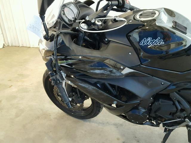 JKAEXEJ17HDA00455 - 2017 KAWASAKI EX650 J შავი ფოტო 9