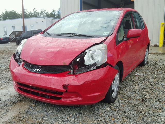 JHMGE8H32CC021222 - 2012 HONDA FIT RED photo 2