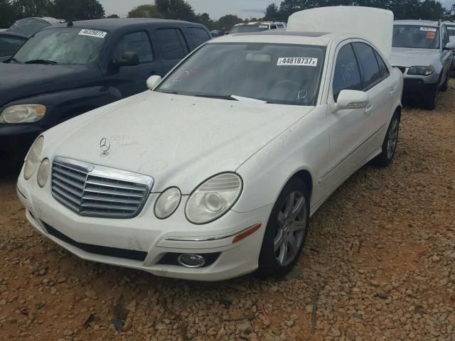 WDBUF56X47B049488 - 2007 MERCEDES-BENZ E 350 WHITE photo 2