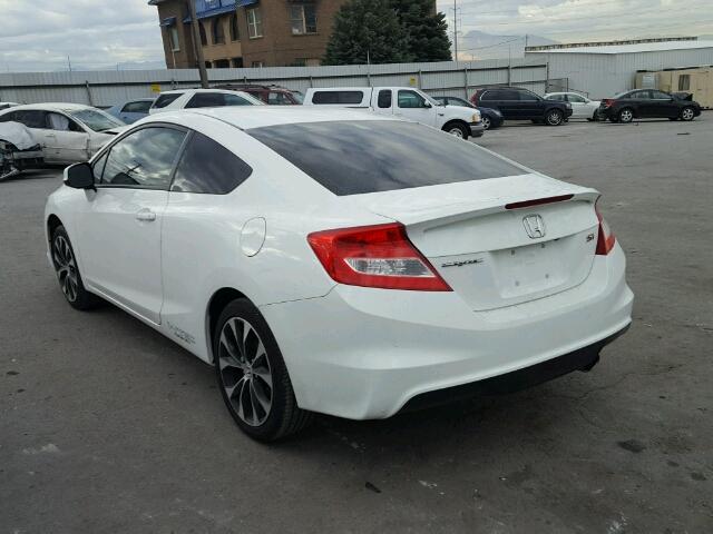 2HGFG4A50DH705438 - 2013 HONDA CIVIC SI WHITE photo 3