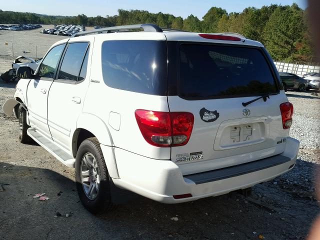 5TDZT38A46S273977 - 2006 TOYOTA SEQUOIA LI WHITE photo 3