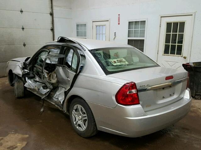 1G1ZS58F97F148204 - 2007 CHEVROLET MALIBU LS 银色 照片 3