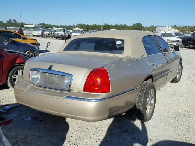 1LNHM81W35Y632911 - 2005 LINCOLN TOWN CAR S GOLD photo 4