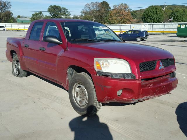 1Z7HC28K67S213632 - 2007 MITSUBISHI RAIDER LS RED photo 1