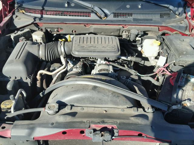 1Z7HC28K67S213632 - 2007 MITSUBISHI RAIDER LS RED photo 7