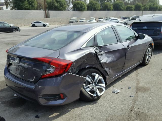 19XFC2F53GE233985 - 2016 HONDA CIVIC LX GRAY photo 4