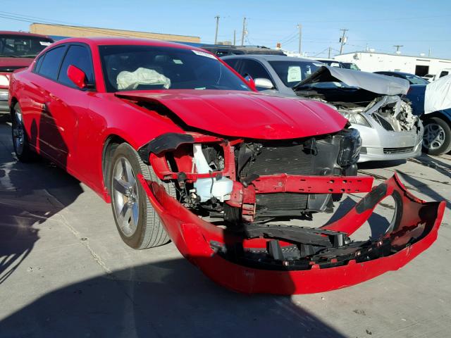 2C3CDXCT4GH104582 - 2016 DODGE CHARGER R/ RED photo 1