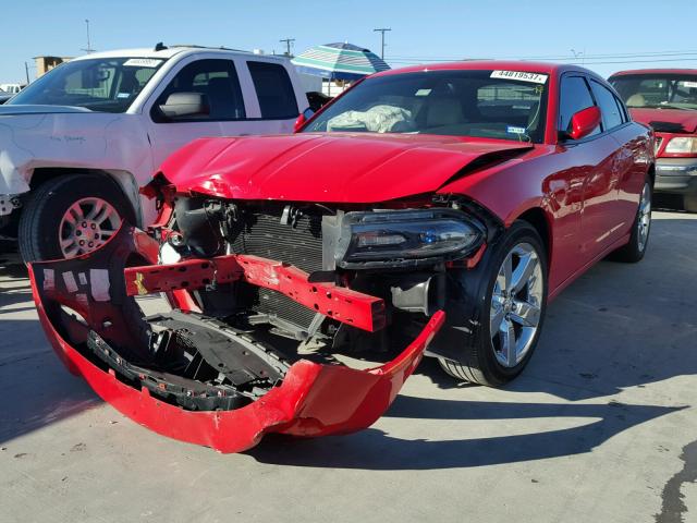 2C3CDXCT4GH104582 - 2016 DODGE CHARGER R/ RED photo 2